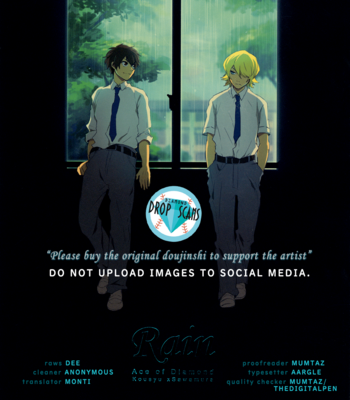 Gay Manga - [Sawamura Sanctuary (Noco)] Rain – Ace of Diamond dj [Eng] – Gay Manga