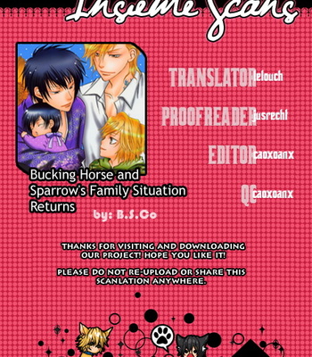 Gay Manga - [B.S CO; (AOZORA Aoi)] Katekyo Hitman Reborn! dj – Uma to Kotori no Katei no Jijou [Eng] – Gay Manga