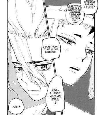 [Hinemos/ Kabe] Utsutsu no Hisui – Dr. Stone dj [Eng] – Gay Manga sex 10