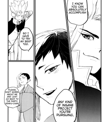 [Hinemos/ Kabe] Utsutsu no Hisui – Dr. Stone dj [Eng] – Gay Manga sex 35