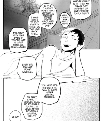 [Hinemos/ Kabe] Utsutsu no Hisui – Dr. Stone dj [Eng] – Gay Manga sex 97