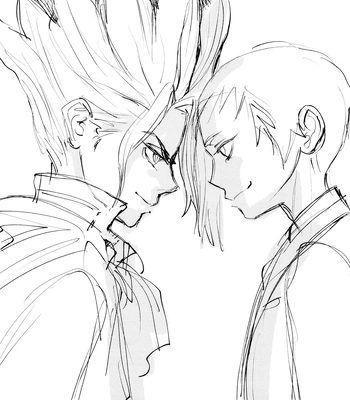[Hinemos/ Kabe] Utsutsu no Hisui – Dr. Stone dj [Eng] – Gay Manga sex 104