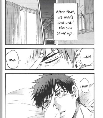 [Uncomura/ Unkopu] Aishiteru Ze Kuroko – Kuroko no Basket dj [Eng] – Gay Manga sex 34