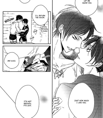 [Fuukatei (YAZAKI Ryoo)] Shingeki no Kyojin dj – Heichou ga Gorototsuki ni Modorimashite [Eng] – Gay Manga sex 22