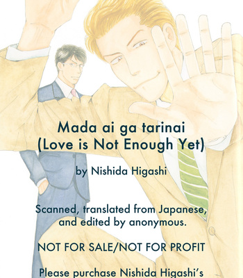 [NISHIDA Higashi] Mada Ai ga Tarinai [Eng] – Gay Manga sex 8