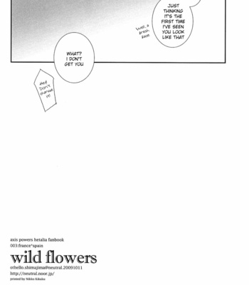 [SHIMAJIMA Othello] Axis Powers Hetalia dj – Wild Flowers [Eng] – Gay Manga sex 28