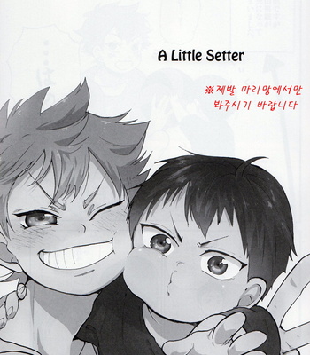 [Chikoku Hero/ Seia] A Little Setter – Haikyuu!! dj [kr] – Gay Manga sex 3