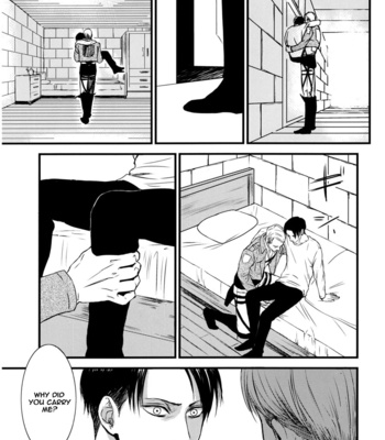 [Houden (Ereki)] Shingeki no Kyojin dj – Harbour/ Protection [Eng/Esp] – Gay Manga sex 9