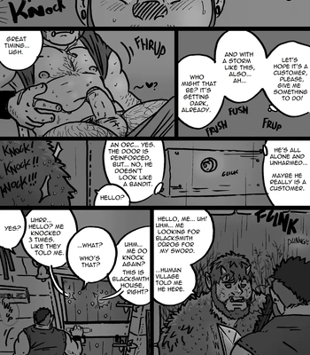 [husky92] Special Customer (The Old Black Smith) [Eng] – Gay Manga sex 2