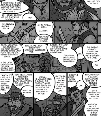 [husky92] Special Customer (The Old Black Smith) [Eng] – Gay Manga sex 3