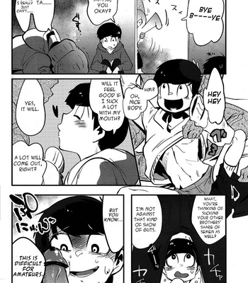 [Assault Machine Gun (Tellmin’)] Kaneganainara karada de haratte moraou janē ka EX-san – Osomatsu-san dj [Eng] – Gay Manga sex 12