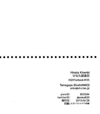 [Tamagoya (Koshianko)] Hinata Kinenbi – Haikyuu!! dj [Eng] – Gay Manga sex 41