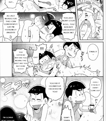 [CAPGRAS] Osomatsu-san dj – feeling horny!! [Eng] – Gay Manga sex 15