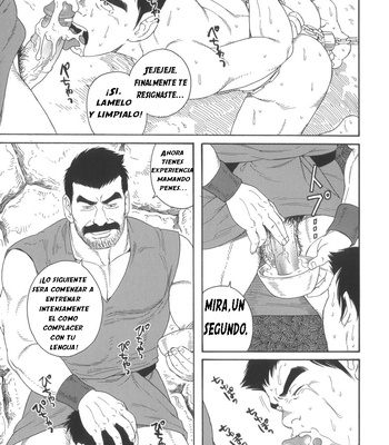 [Tagame Gengoroh] Mishiranu Tochi de Dorei ni Sarete…  | Enslaved in Unknown World [Spanish] – Gay Manga sex 10