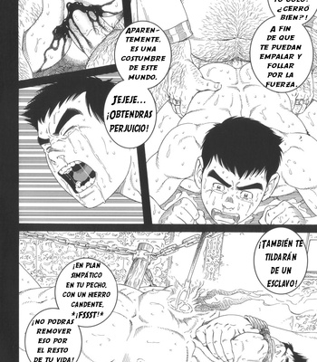[Tagame Gengoroh] Mishiranu Tochi de Dorei ni Sarete…  | Enslaved in Unknown World [Spanish] – Gay Manga sex 21
