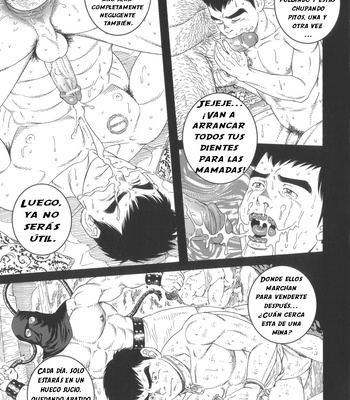 [Tagame Gengoroh] Mishiranu Tochi de Dorei ni Sarete…  | Enslaved in Unknown World [Spanish] – Gay Manga sex 22