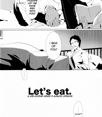 [drow4/ HG] Persona 4 dj – Let’s Eat [Eng] – Gay Manga sex 9
