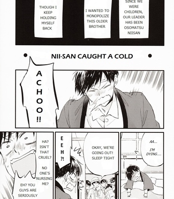 [Henachoko Pinkies] Niisan ga kaze o hikimashita. – Osomatsu-san dj [Eng] – Gay Manga sex 5