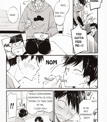 [Henachoko Pinkies] Niisan ga kaze o hikimashita. – Osomatsu-san dj [Eng] – Gay Manga sex 8