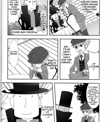 [Freeplay (Reina, Yashiyo)] Barairo seishun teiden-ki – Professor Layton dj [Eng] – Gay Manga sex 5