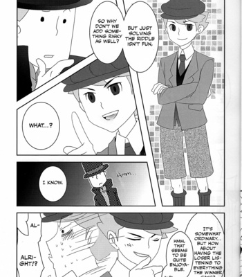 [Freeplay (Reina, Yashiyo)] Barairo seishun teiden-ki – Professor Layton dj [Eng] – Gay Manga sex 6