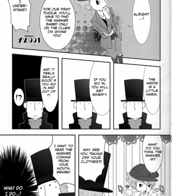 [Freeplay (Reina, Yashiyo)] Barairo seishun teiden-ki – Professor Layton dj [Eng] – Gay Manga sex 8