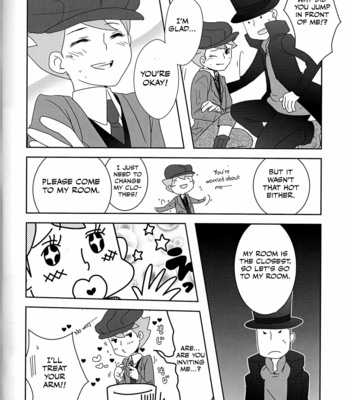 [Freeplay (Reina, Yashiyo)] Barairo seishun teiden-ki – Professor Layton dj [Eng] – Gay Manga sex 15