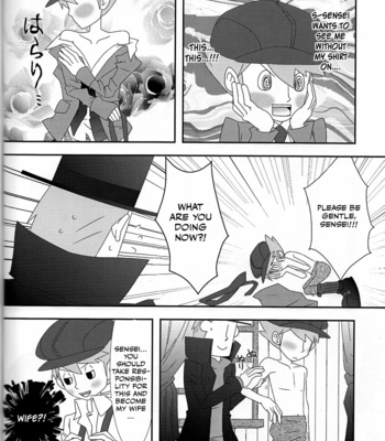 [Freeplay (Reina, Yashiyo)] Barairo seishun teiden-ki – Professor Layton dj [Eng] – Gay Manga sex 17