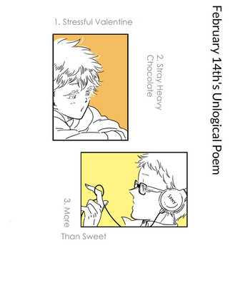 Gay Manga - [lilynico (katakuna)] February 14th’s Unlogical Poem – Haikyuu dj [Eng] – Gay Manga