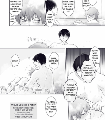 [Una Hiyodou (Una)] Would you like a Refill – Haikyuu!! dj [Eng] – Gay Manga sex 13