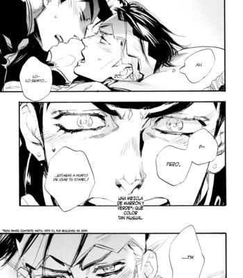 [SUZUKI Tsuta] He Don’t Love Me – JoJo’s Bizarre Adventure dj [Spanish] {Las shippers de duwang} – Gay Manga sex 22