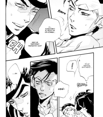[SUZUKI Tsuta] He Don’t Love Me – JoJo’s Bizarre Adventure dj [Spanish] {Las shippers de duwang} – Gay Manga sex 29
