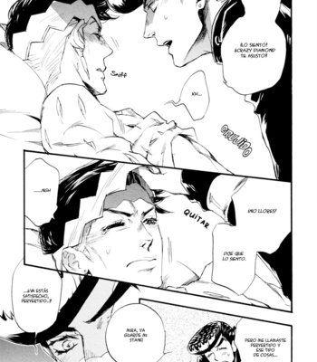 [SUZUKI Tsuta] He Don’t Love Me – JoJo’s Bizarre Adventure dj [Spanish] {Las shippers de duwang} – Gay Manga sex 32