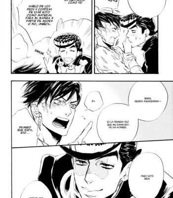 [SUZUKI Tsuta] He Don’t Love Me – JoJo’s Bizarre Adventure dj [Spanish] {Las shippers de duwang} – Gay Manga sex 35