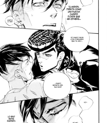 [SUZUKI Tsuta] He Don’t Love Me – JoJo’s Bizarre Adventure dj [Spanish] {Las shippers de duwang} – Gay Manga sex 36