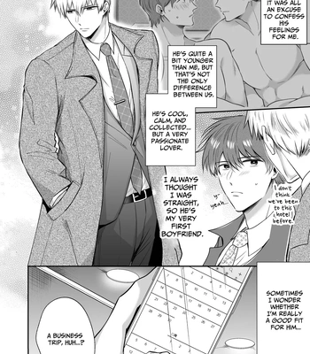 [Sumeshiya-san (Sumeshi)] Ryman LoveHo Danshikai EROS -Dekiai-kei Kouhai Kareshi ni Yoru Jirasare Nou Iki Genkai Ecchi- | Office Worker’s Love Hotel 7 Guys’ Night EROS – Teased and Braingasmed By My Adoring Kouhai [Eng] – Gay Manga sex 5