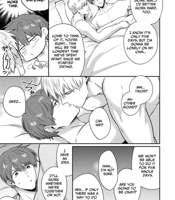 [Sumeshiya-san (Sumeshi)] Ryman LoveHo Danshikai EROS -Dekiai-kei Kouhai Kareshi ni Yoru Jirasare Nou Iki Genkai Ecchi- | Office Worker’s Love Hotel 7 Guys’ Night EROS – Teased and Braingasmed By My Adoring Kouhai [Eng] – Gay Manga sex 6