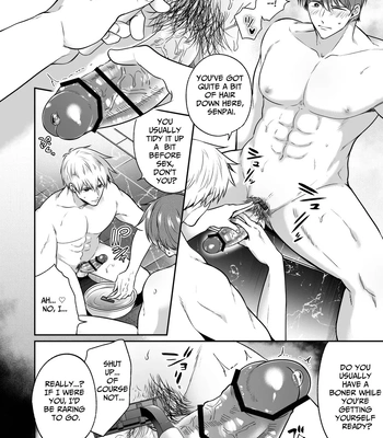 [Sumeshiya-san (Sumeshi)] Ryman LoveHo Danshikai EROS -Dekiai-kei Kouhai Kareshi ni Yoru Jirasare Nou Iki Genkai Ecchi- | Office Worker’s Love Hotel 7 Guys’ Night EROS – Teased and Braingasmed By My Adoring Kouhai [Eng] – Gay Manga sex 11