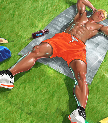 [ArtisticJinsky] Tanning In The Park – Gay Manga sex 2