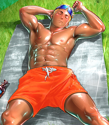 [ArtisticJinsky] Tanning In The Park – Gay Manga sex 3