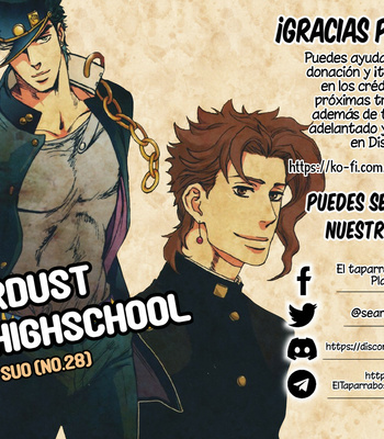 [No.28/ Tetsuo] Stardust HighSchool – Jojo’s Bizarre Adventure dj [Español] – Gay Manga sex 55