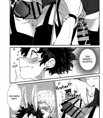 [Nasuo] A los caballeros les gustan los conejos – Boku no Hero Academia dj [Esp] – Gay Manga sex 15