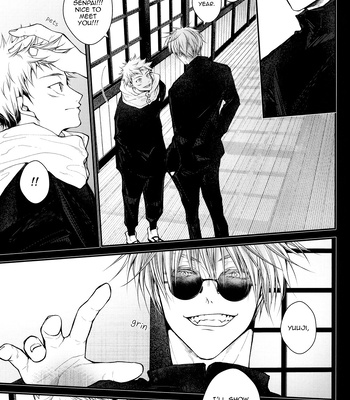 [Todome/ Syake] Kyoushiki, no ryouri ni te – Jujutsu Kaisen dj [Eng] – Gay Manga sex 12