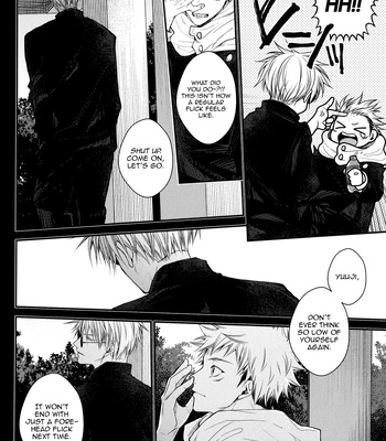 [Todome/ Syake] Kyoushiki, no ryouri ni te – Jujutsu Kaisen dj [Eng] – Gay Manga sex 15