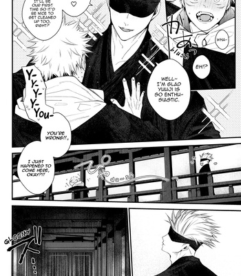 [Todome/ Syake] Kyoushiki, no ryouri ni te – Jujutsu Kaisen dj [Eng] – Gay Manga sex 32