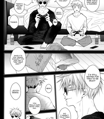 [Todome/ Syake] Kyoushiki, no ryouri ni te – Jujutsu Kaisen dj [Eng] – Gay Manga sex 40