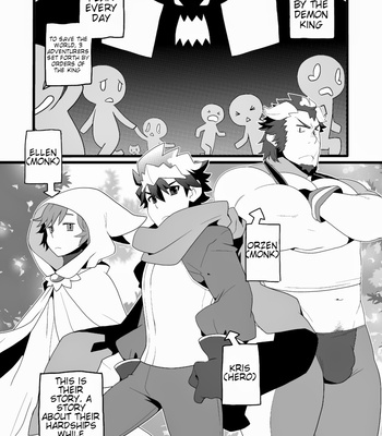 [Itachi Gokko (Takezamurai)] Monk to Yuusha to Noroi no Mahou [Eng] – Gay Manga sex 5