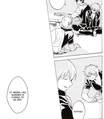 [屋上カントレラ／アバラ屋] Natsu wo Hau Mushi – Gintama dj [Eng] – Gay Manga sex 72
