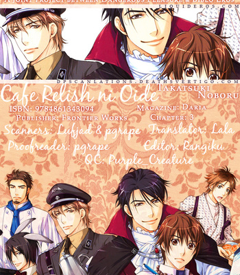 [TAKATSUKI Noboru] Café Relish ni Oide [Eng] – Gay Manga sex 77