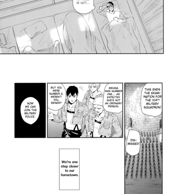 [Kamata Udon (Tamao)] Shingeki no Kyojin dj – Ha no Ue de Odoru [Eng] – Gay Manga sex 22